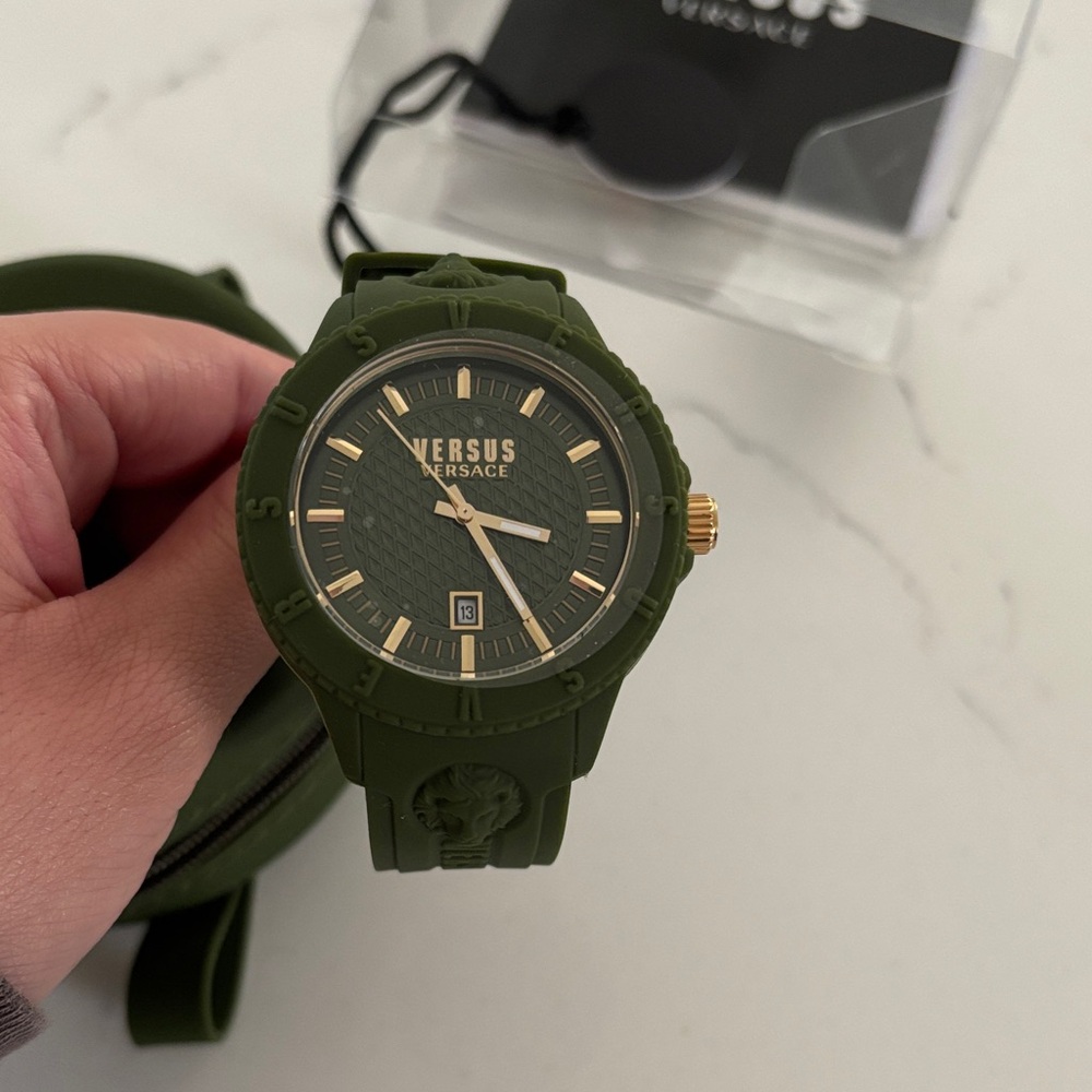Versus Versace Olive Green Timepiece - Picture 3 of 5